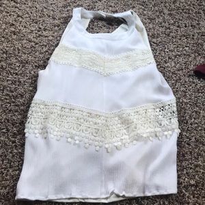 White formal tank top